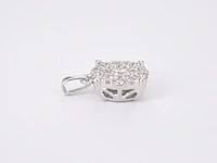 Witgouden hanger met briljant geslepen diamant - afbeelding 5 van  6
