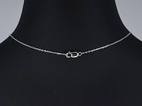 Witgouden hanger met diamant - afbeelding 5 van  9