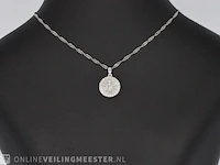 Witgouden hanger met diamanten 0.75 carat - afbeelding 2 van  7