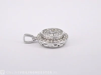 Witgouden hanger met diamanten 0.75 carat - afbeelding 5 van  7