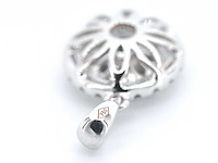 Witgouden hanger met diamanten, excl. ketting - afbeelding 7 van  9