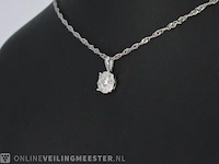 Witgouden hanger met diamanten - afbeelding 3 van  7