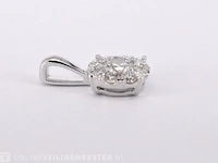 Witgouden hanger met diamanten - afbeelding 5 van  7