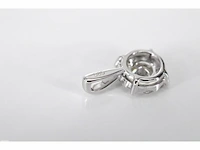 Witgouden hanger met diamanten - afbeelding 6 van  7