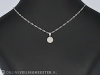 Witgouden hanger met diamanten - afbeelding 2 van  7