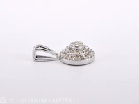 Witgouden hanger met diamanten - afbeelding 5 van  7