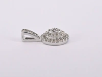 Witgouden hanger met diamanten - afbeelding 5 van  6