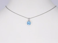 Witgouden hanger met topaas excl. ketting - afbeelding 2 van  4