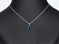 Witgouden hanger met topaas, excl. ketting - afbeelding 4 van  11