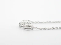 Witgouden ketting met briljant geslepen diamanten - afbeelding 7 van  8
