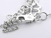 Witgouden ketting met briljant geslepen diamanten - afbeelding 8 van  8