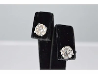 Witgouden oorbellen diamant 1.60 ct