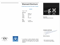 Witgouden oorbellen diamant - afbeelding 3 van  5