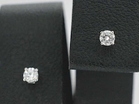 Witgouden oorbellen diamant - afbeelding 1 van  10