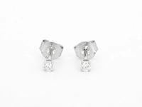 Witgouden oorbellen diamant - afbeelding 5 van  10