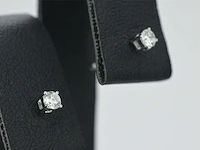 Witgouden oorbellen diamant - afbeelding 6 van  10