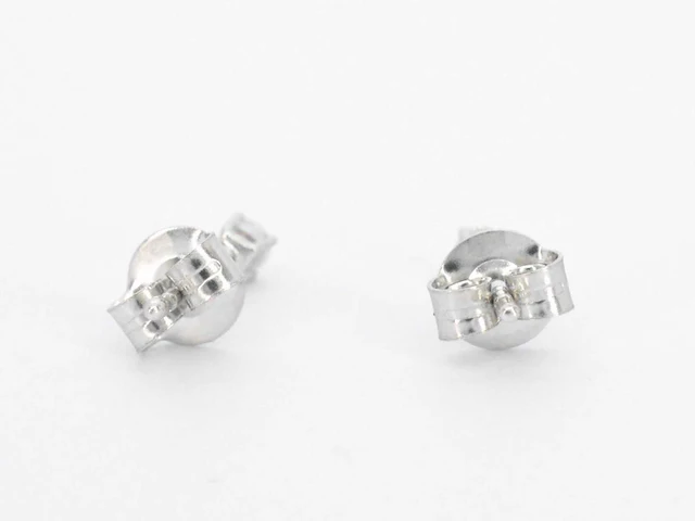 Witgouden oorbellen diamant - afbeelding 10 van  10