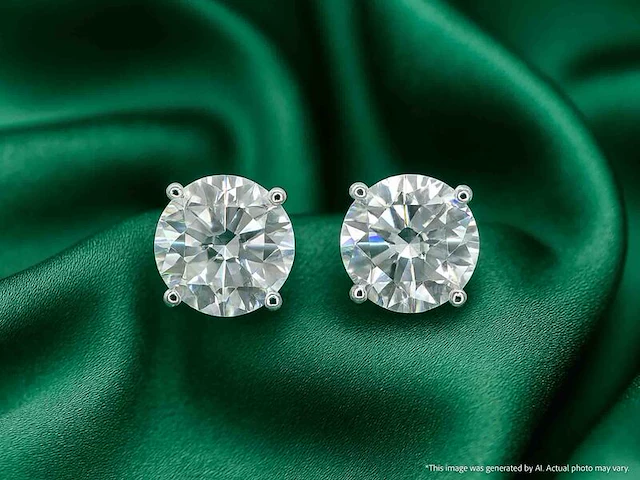 Witgouden oorbellen met natuurlijke diamanten 1.51 carat (gia gecertificeerd) - afbeelding 12 van  12