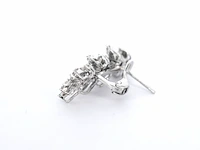 Witgouden oorbellen met natuurlijke diamanten 1.60 carat - afbeelding 8 van  10