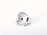 Witgouden oorbellen met roze diamanten (gecertificeerd) - afbeelding 7 van  9