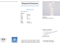 Witgouden oorhangers met briljant geslepen diamanten - afbeelding 3 van  8