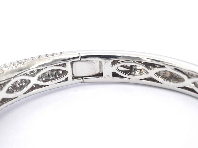 Witgouden panthere armband vol gezet met hoge kwaliteit natuurlijke diamanten - afbeelding 9 van  13