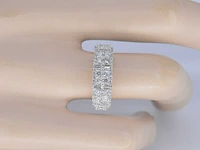 Witgouden rijring met diamanten - afbeelding 2 van  10
