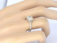 Witgouden ring briljant 3.00 ct - afbeelding 2 van  6
