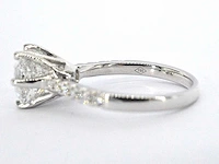 Witgouden ring briljant 3.00 ct - afbeelding 6 van  6