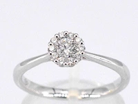 Witgouden ring diamant 0.35 ct - afbeelding 1 van  8