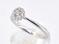Witgouden ring diamant 0.35 ct - afbeelding 5 van  8