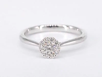 Witgouden ring diamant 0.35 ct - afbeelding 7 van  8