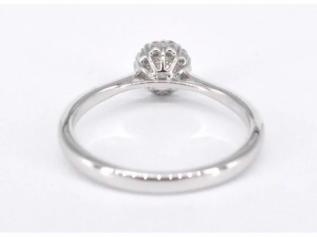 Witgouden ring diamant 0.35 ct - afbeelding 8 van  8