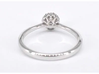 Witgouden ring diamant 0.35 ct - afbeelding 8 van  8