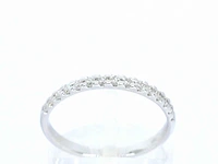 Witgouden ring diamant - afbeelding 1 van  6