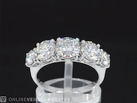 Witgouden ring met 2.90 carat briljanten - afbeelding 1 van  11