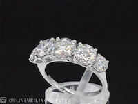 Witgouden ring met 2.90 carat briljanten - afbeelding 6 van  11