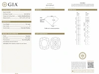 Witgouden ring met allerhoogste kwaliteit brilant van 1.01 carat, gia gecertificeerd (d, zuiver) - afbeelding 8 van  8
