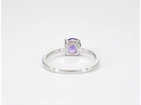 Witgouden ring met amethist - afbeelding 6 van  7