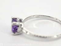 Witgouden ring met amethist - afbeelding 7 van  7