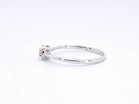 Witgouden ring met briljant geslepen diamant - afbeelding 7 van  11