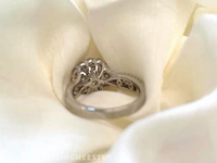 Witgouden ring met briljant geslepen diamanten en een briljant cut 2.00 carat centraal - afbeelding 5 van  7