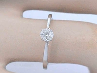 Witgouden ring met diamant - afbeelding 4 van  11