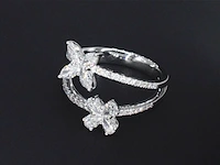 Witgouden ring met diamanten 1.30 carat - afbeelding 5 van  10