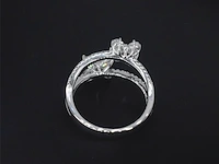 Witgouden ring met diamanten 1.30 carat - afbeelding 7 van  10