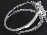 Witgouden ring met diamanten 1.30 carat - afbeelding 8 van  10