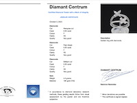 Witgouden ring met diamanten 1.30 carat - afbeelding 3 van  9