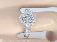 Witgouden ring met diamanten en een diamant van 2.00 carat - afbeelding 11 van  11