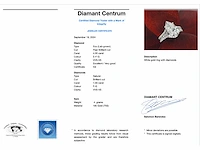 Witgouden ring met diamanten en een druppelvorm briljant geslepen diamant van 4.00 carat - afbeelding 4 van  10