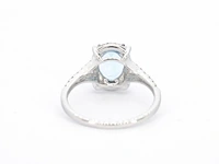 Witgouden ring met diamanten en mooie edelstenen - afbeelding 7 van  11